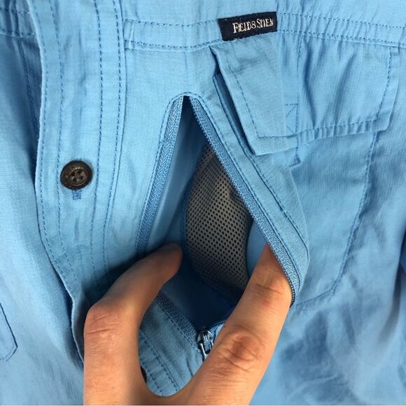 Field & Stream Blue Lightweight Button Up Men's Sz Large - Picture 4 of 10